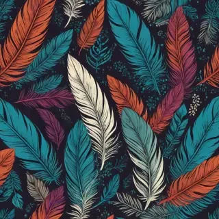 feather design