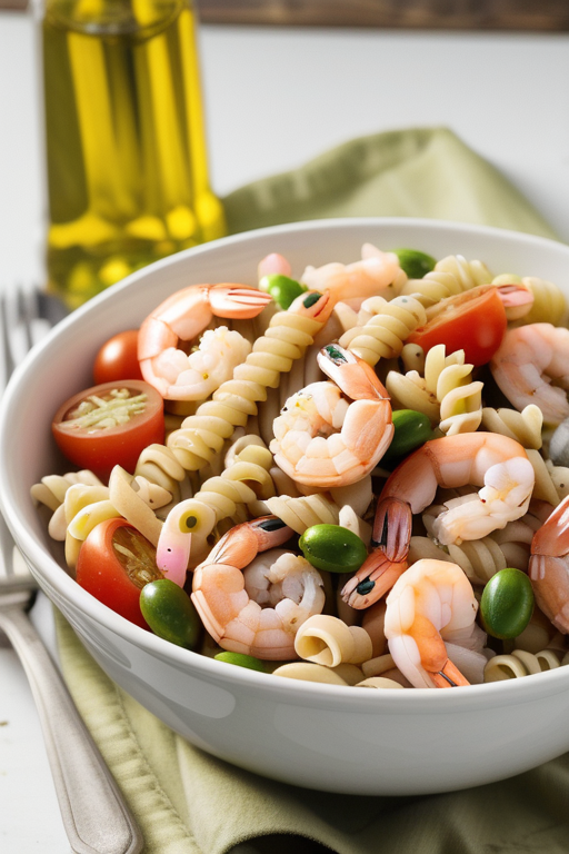 pasta salad shrimp italian dressing