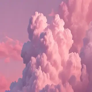aesthetic pink clouds