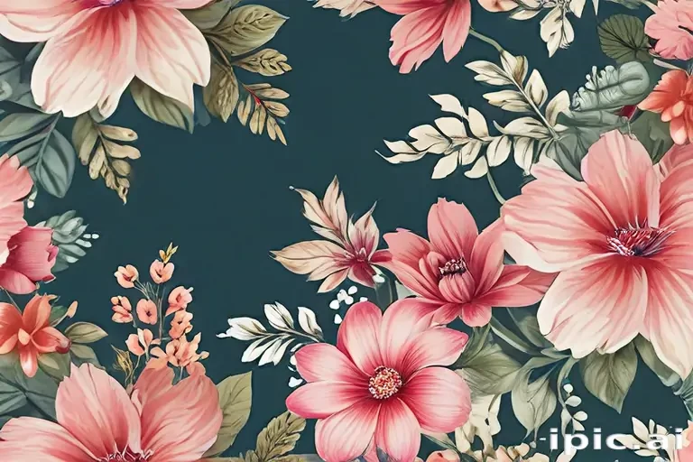 floral computer background