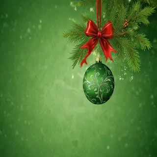 green christmas wallpaper