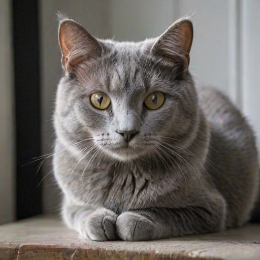 grey cat