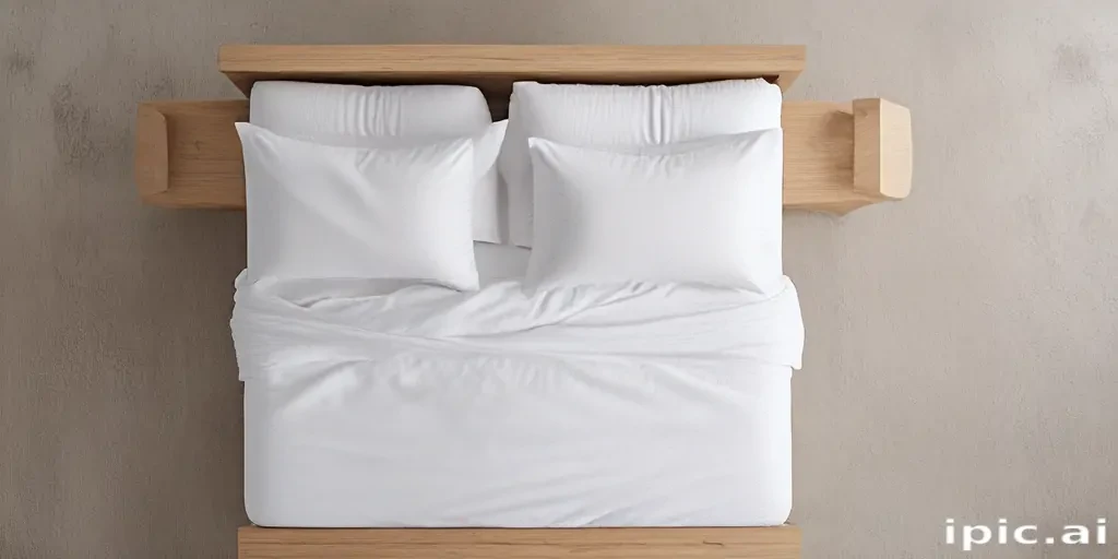 bed top view