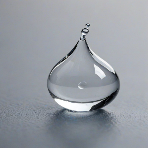 transparent water drop