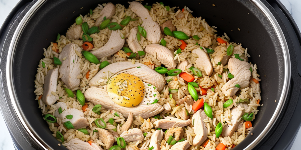 chicken fried rice instant pot