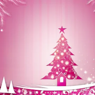 christmas wallpaper pink