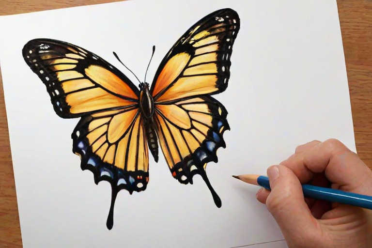 butterfly images to draw