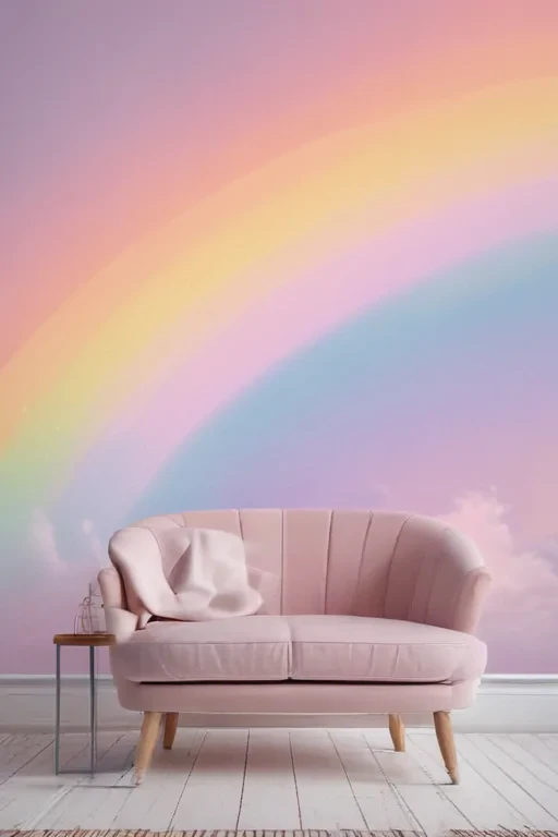 pastel rainbow aesthetic wallpaper