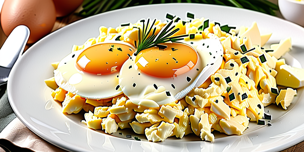 scrambled eggs with egg white