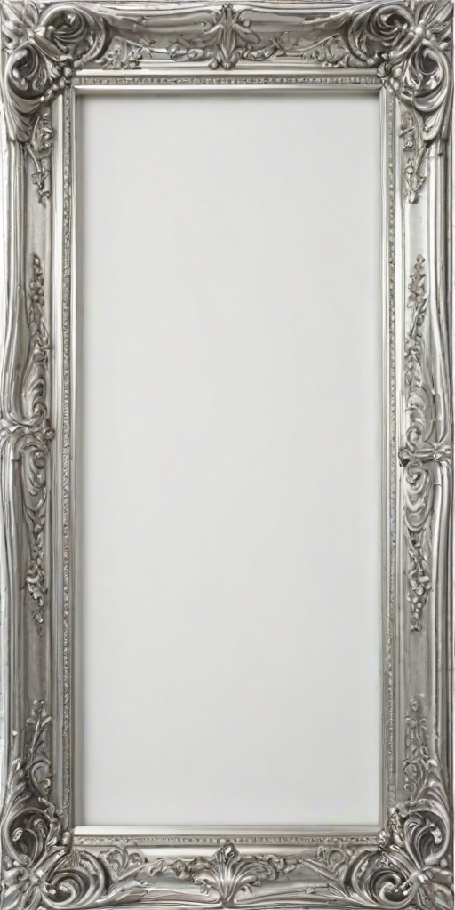 silver frame png