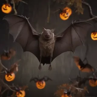 pictures of halloween bats
