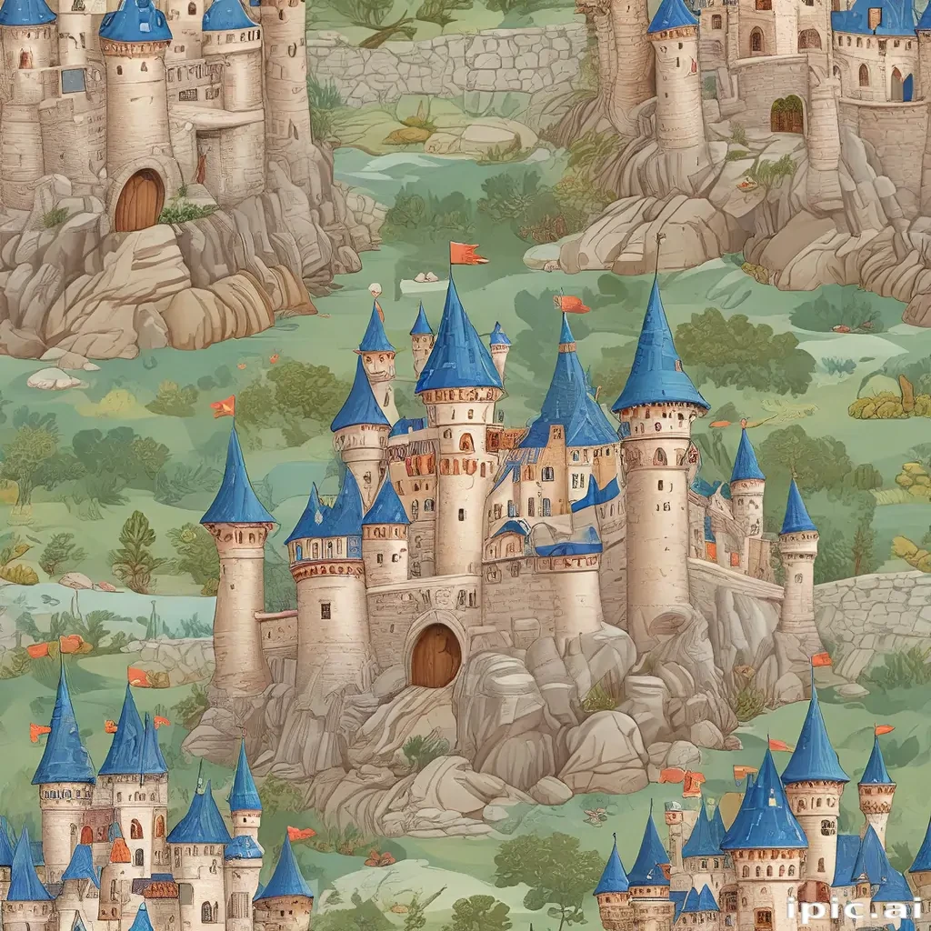 cartoon castle