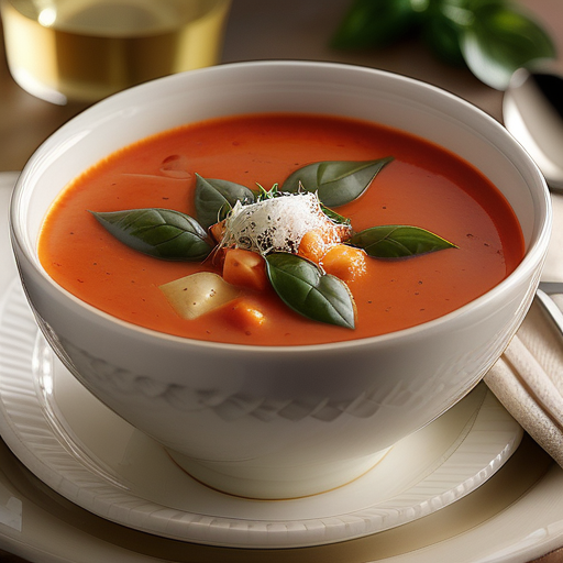 roasted red pepper ravioli soup