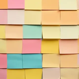 sticky note background