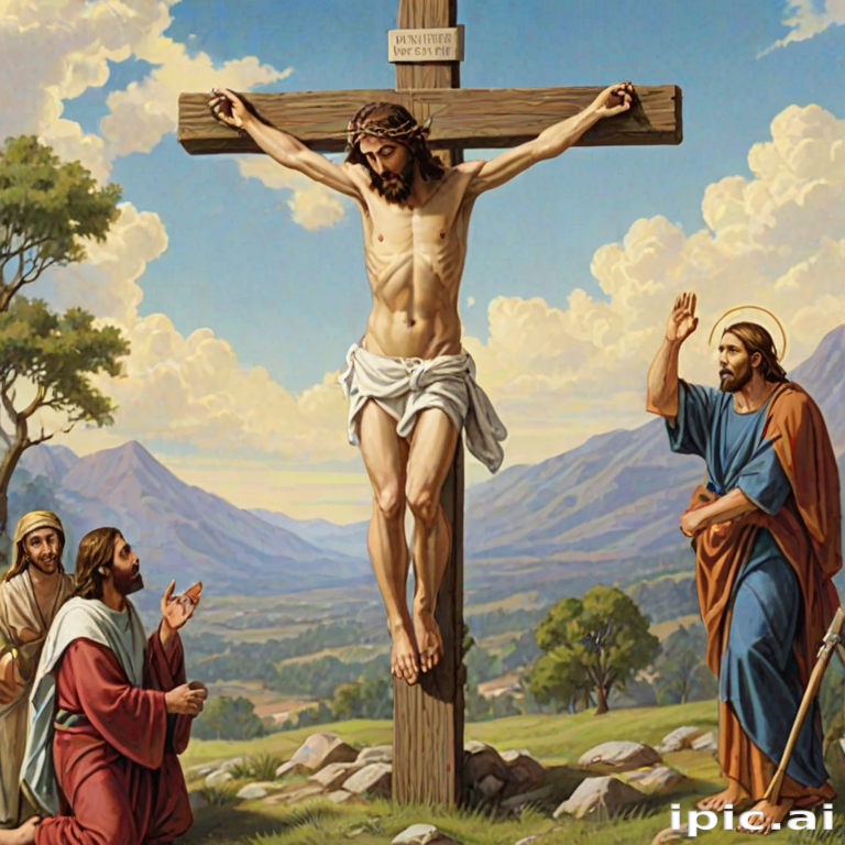jesus on the cross clipart