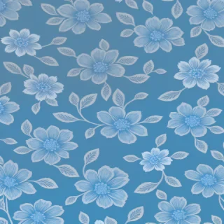 blue floral background