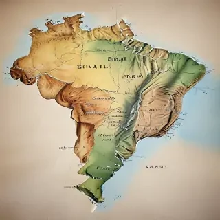 map of brazil