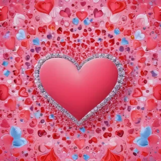 cute heart background
