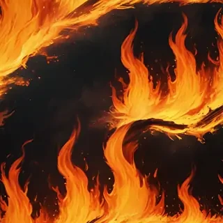 background on fire