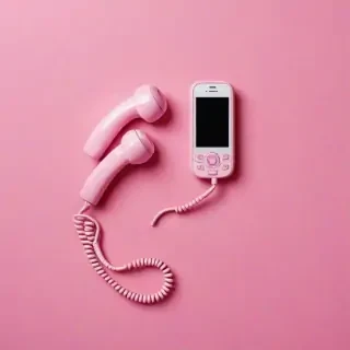 pink phone background