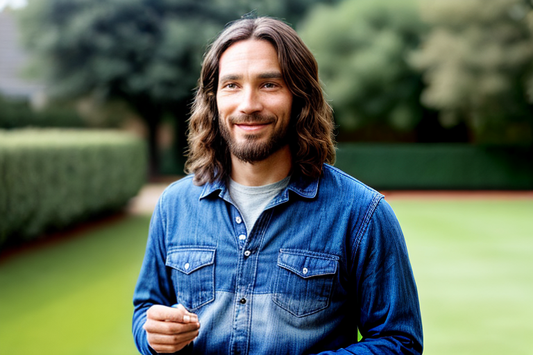 a person with a countenance similar to that of Jesus