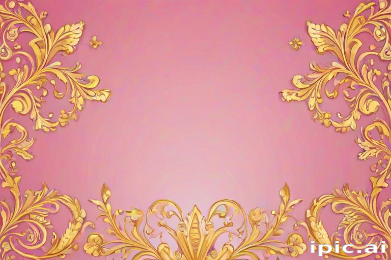 background pink and gold