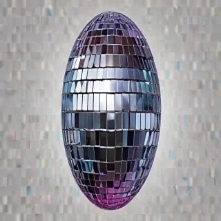 transparent background disco ball png