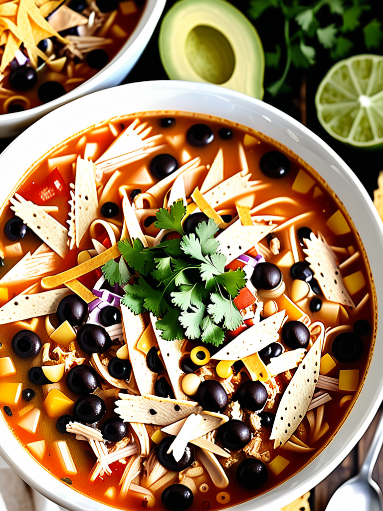 7 can chicken tortilla soup