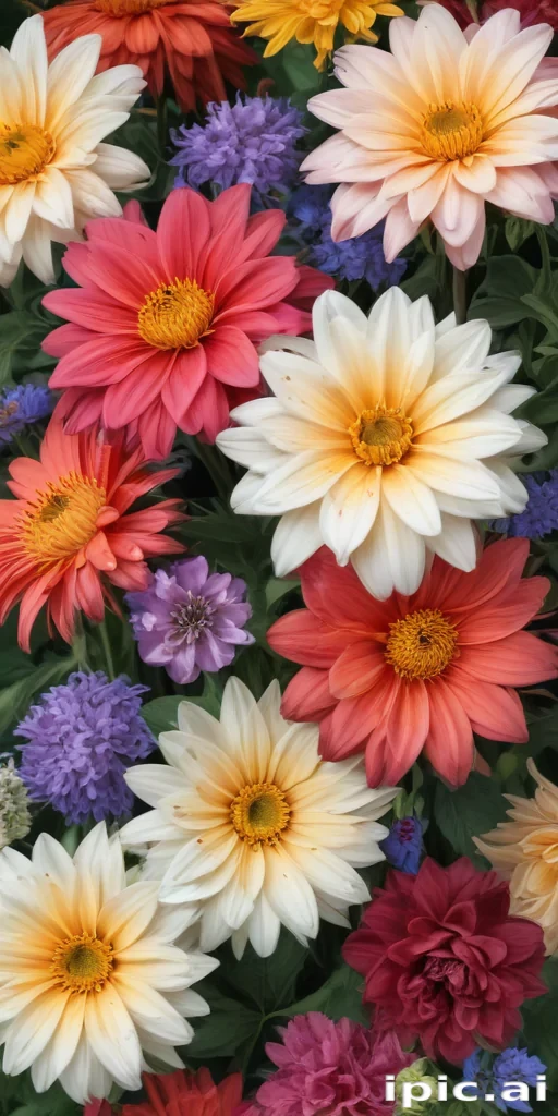 flowers to draw in color