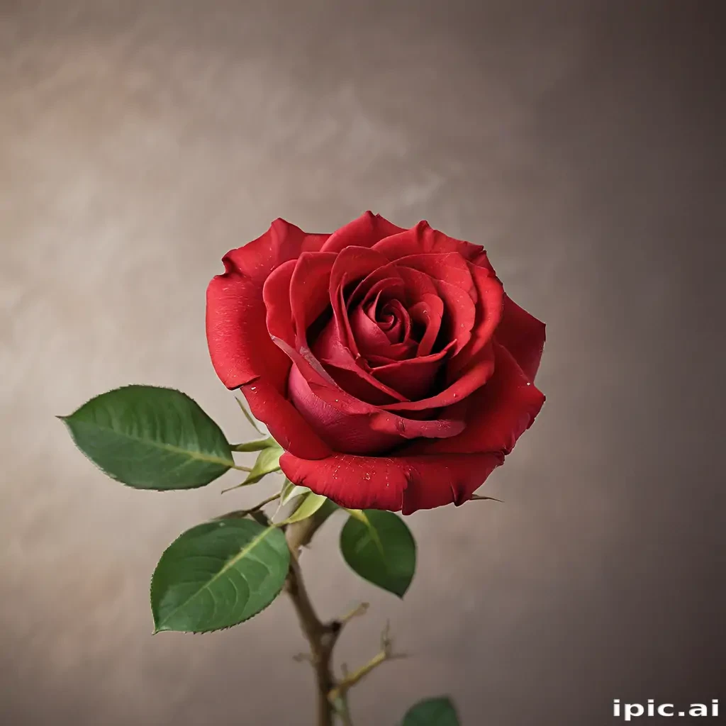 image of a red rose