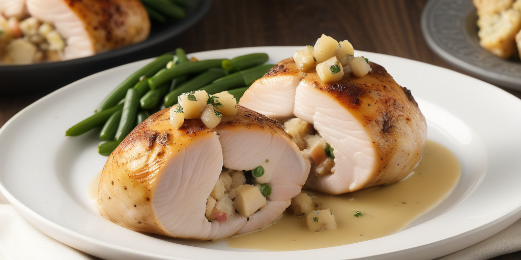 stuffed chicken breast recipes with stove top stuffing