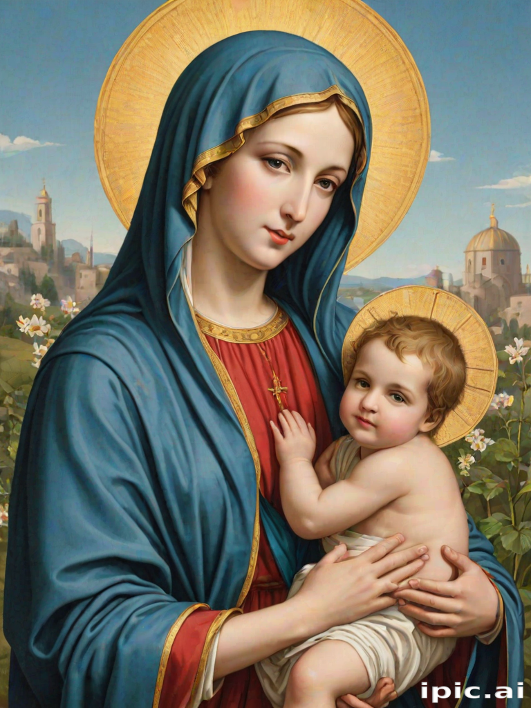 virgin mary clipart