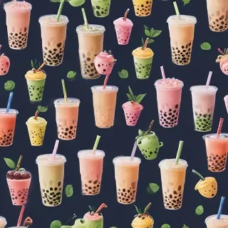 bubble tea wallpaper