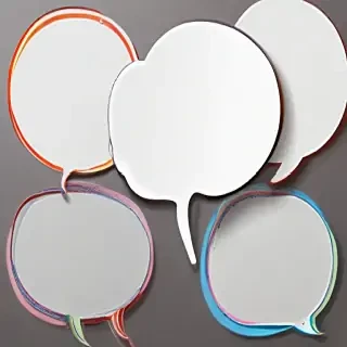 speech bubble clip art