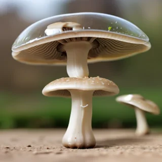 transparent mushroom