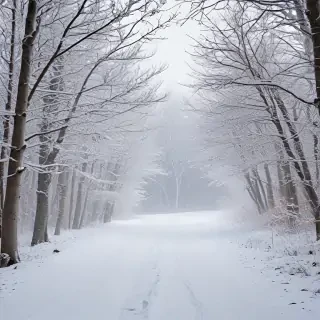 winter zoom background