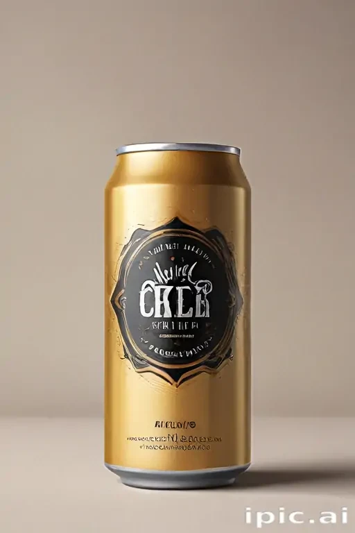 beer can mockup