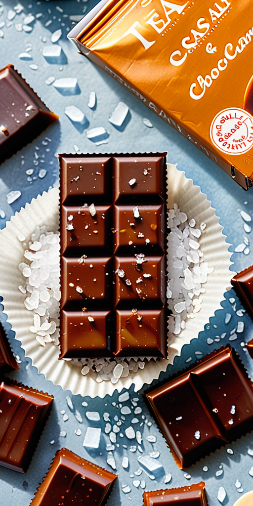 sea salt and caramel chocolate