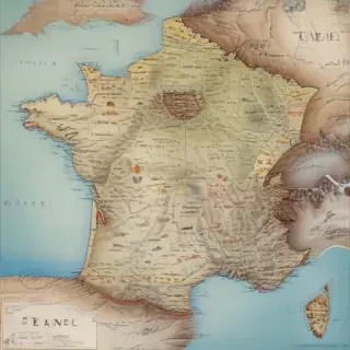 map of france
