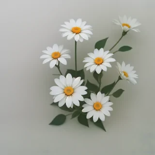 white flower bg