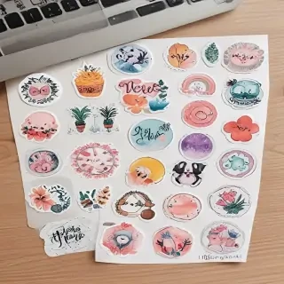 printable sticker aesthetic