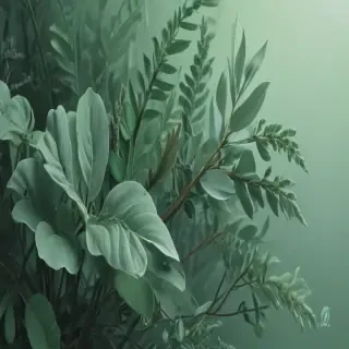 sage green background aesthetic