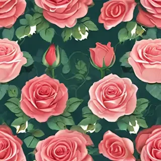rose border