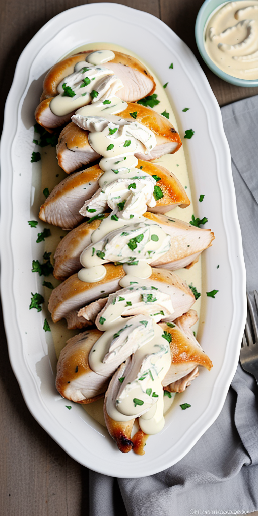 chicken with cream cheese sauce