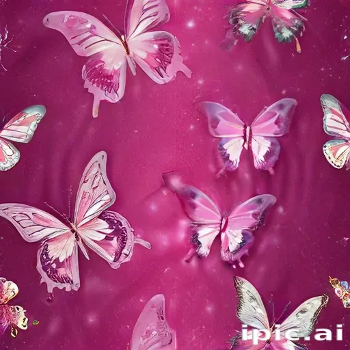 glitter butterfly wallpaper