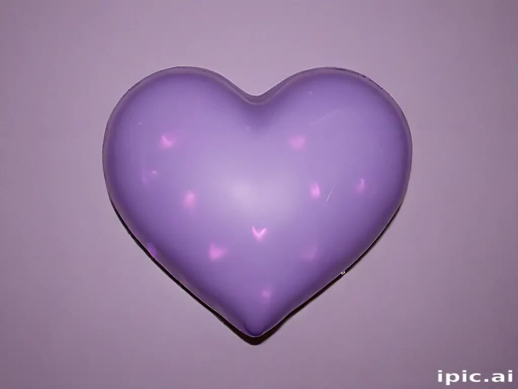 aesthetic purple heart