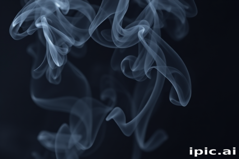 smoke no background