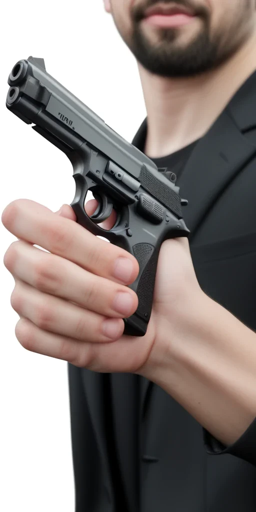gun hand png