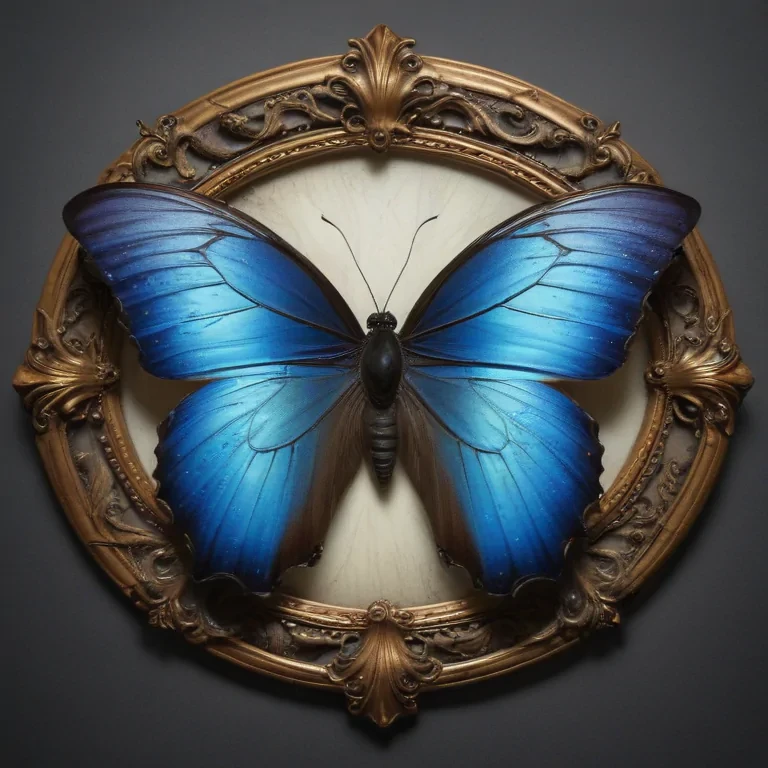 blue morpho butterfly
