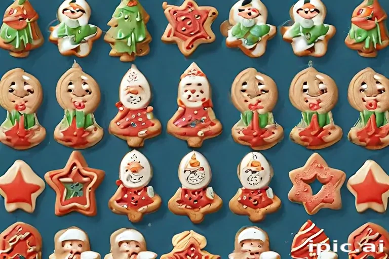 clip art christmas cookies